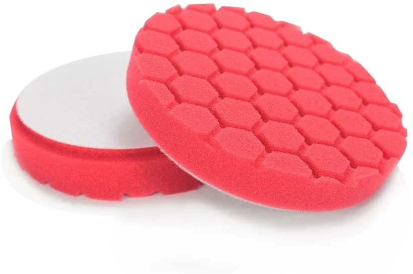 Chemical Guys Red Hex-Logic Ultra Light Finishing Pad (BUFX_107HEX5) — product image 2