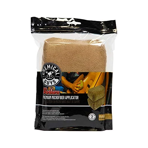 Chemical Guys Tan Workhorse Premium Microfiber Applicator (MIC28402) — product image 2