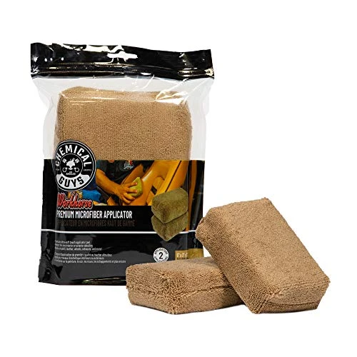 Chemical Guys Tan Workhorse Premium Microfiber Applicator (MIC28402) — product image 5