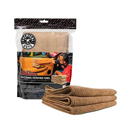Chemical Guys Tan Workhorse Professional Microfiber Towel (MIC34403) — product image 4
