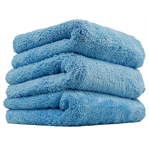 Chemical Guys Blue Happy Ending Edgeless Microfiber Towel (MIC35003)