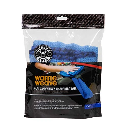 Chemical Guys Waffle Weave Glass and Window Microfiber Towel (MIC708) — product image 2