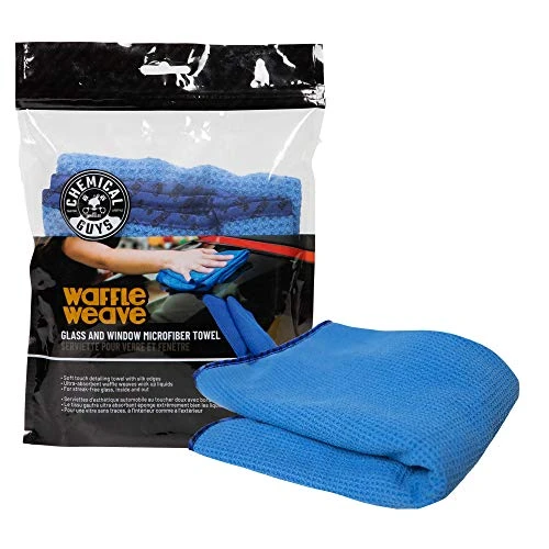 Chemical Guys Waffle Weave Glass and Window Microfiber Towel (MIC708) — product image 4