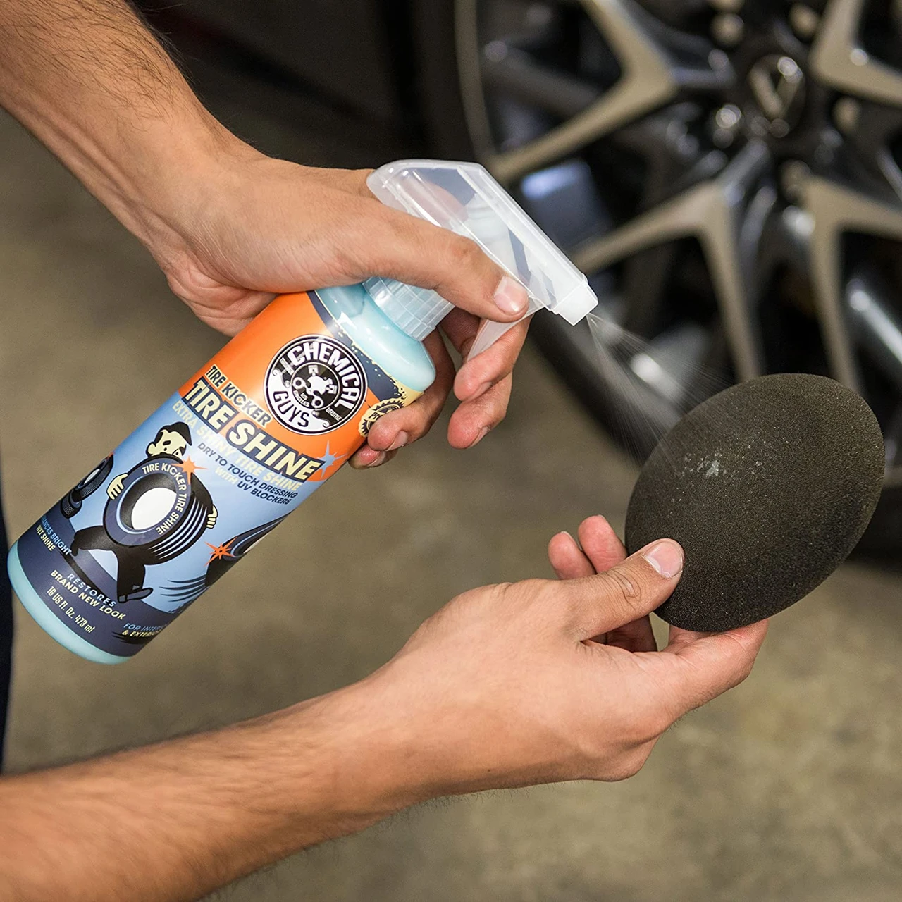 Chemical Guys 16oz Tire Kicker Extra Glossy Tire Shine (TVD11316) — product image 3