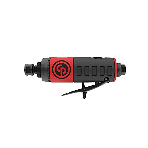 Chicago Pneumatic 1/4 Inch Air Straight Die Grinder, 0.56 HP, 22000 RPM (CP7411)