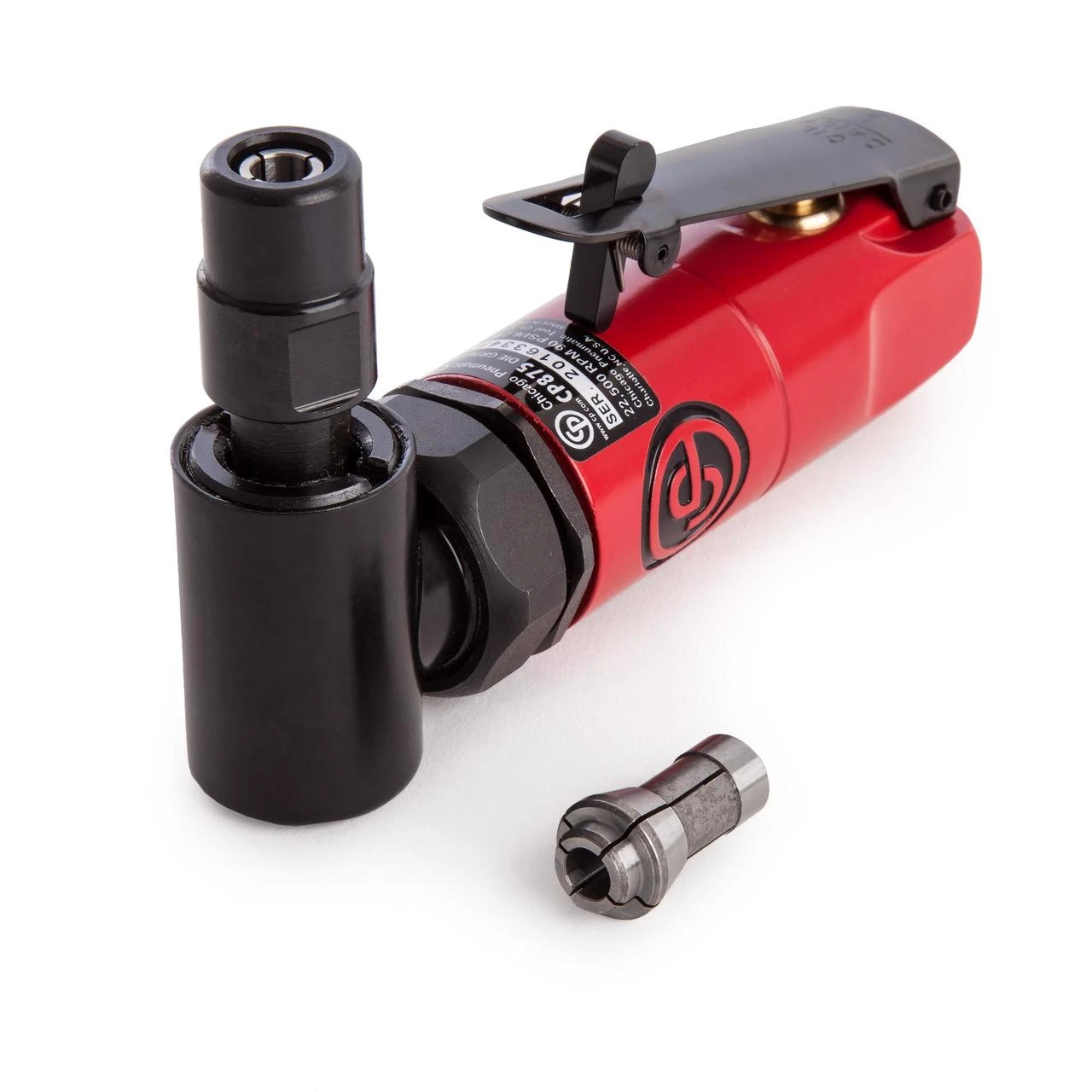 Chicago Pneumatic 1/4-Inch 90 Degree Angled Air Die Grinder (CP875) — product image 2