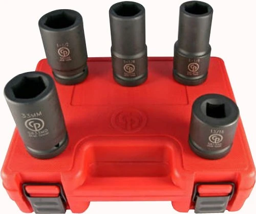Chicago Pneumatic 5-Piece Metric Impact Socket Set (SS8205WS)