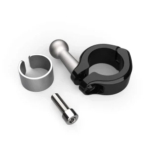 Ciro 7/8"-1" Aluminum Bar Mount Clamp Black (50129)