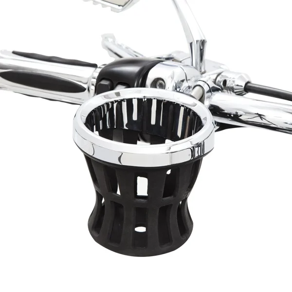 Ciro Drink Holder (Chrome Mount For Harley-Davidson Models) (50412)