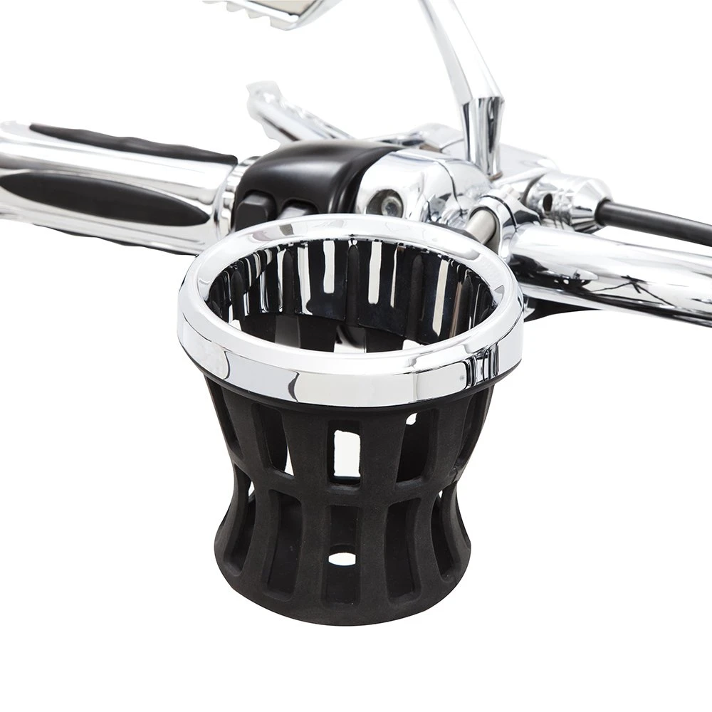 Ciro Drink Holder (Chrome Mount For Harley-Davidson Models) (50412)