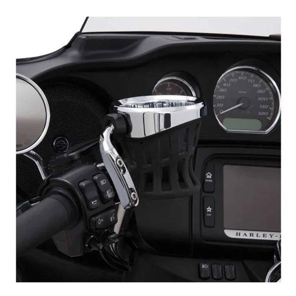 Ciro Drink Holder Perch Mount Chrome Plated And Rubber, Chrome Finish (50410)