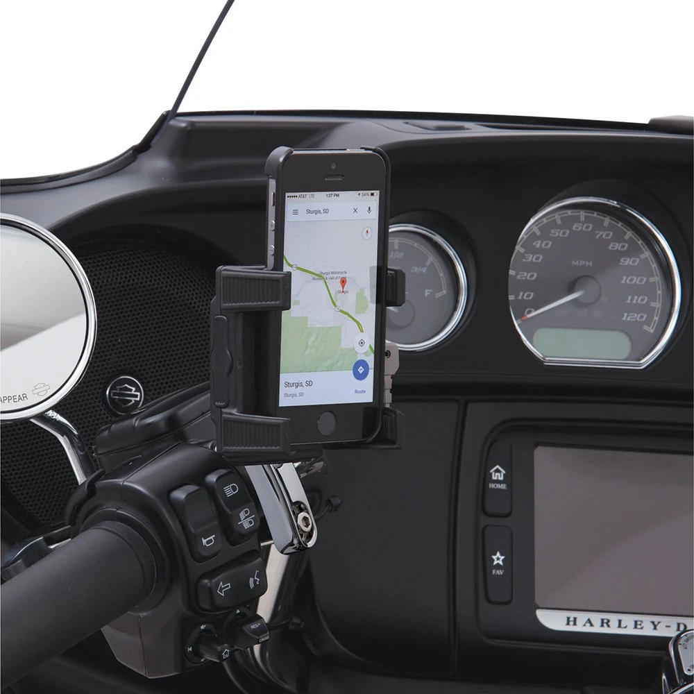 Ciro Smart Phone/Gps Perch Mount Holder Without Charger, Chrome Finish (50310)