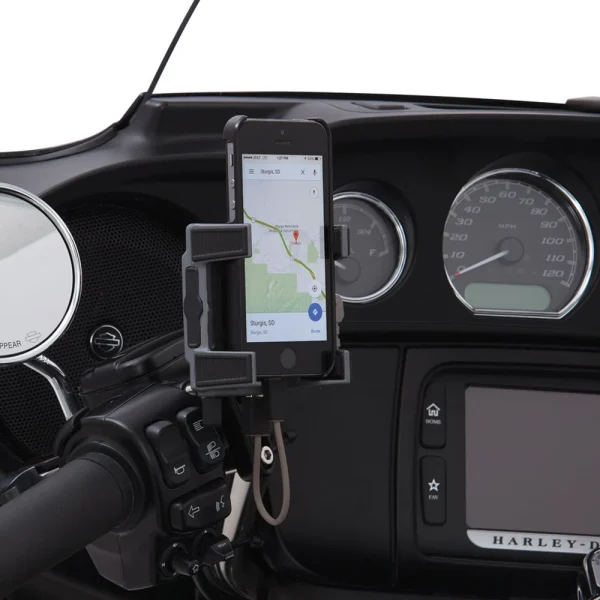 Ciro Smartphone/Gps Holder (Black Perch Mount With Charger (50211)