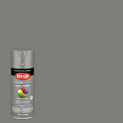 Krylon COLORmaxx Gloss Classic Gray Spray Paint and Primer (K05513007) — product image 2