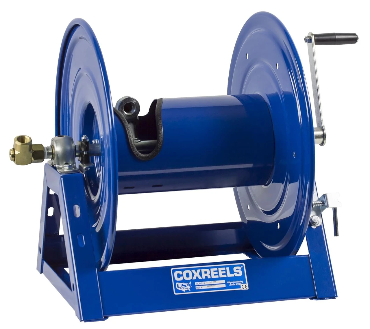 Coxreels 1125 Series Hand Crank Hose Reels - 325' Length (1125-4-325)