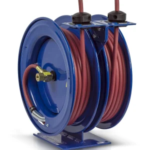 Coxreels C Series Combination Spring Driven Hose & Cord Reels - 50' Length (C-LP-350-350)