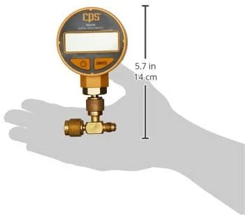 CPS Products Digital Vacuum Gauge - Microns, Torr and Millibar (VG200) — product image 3
