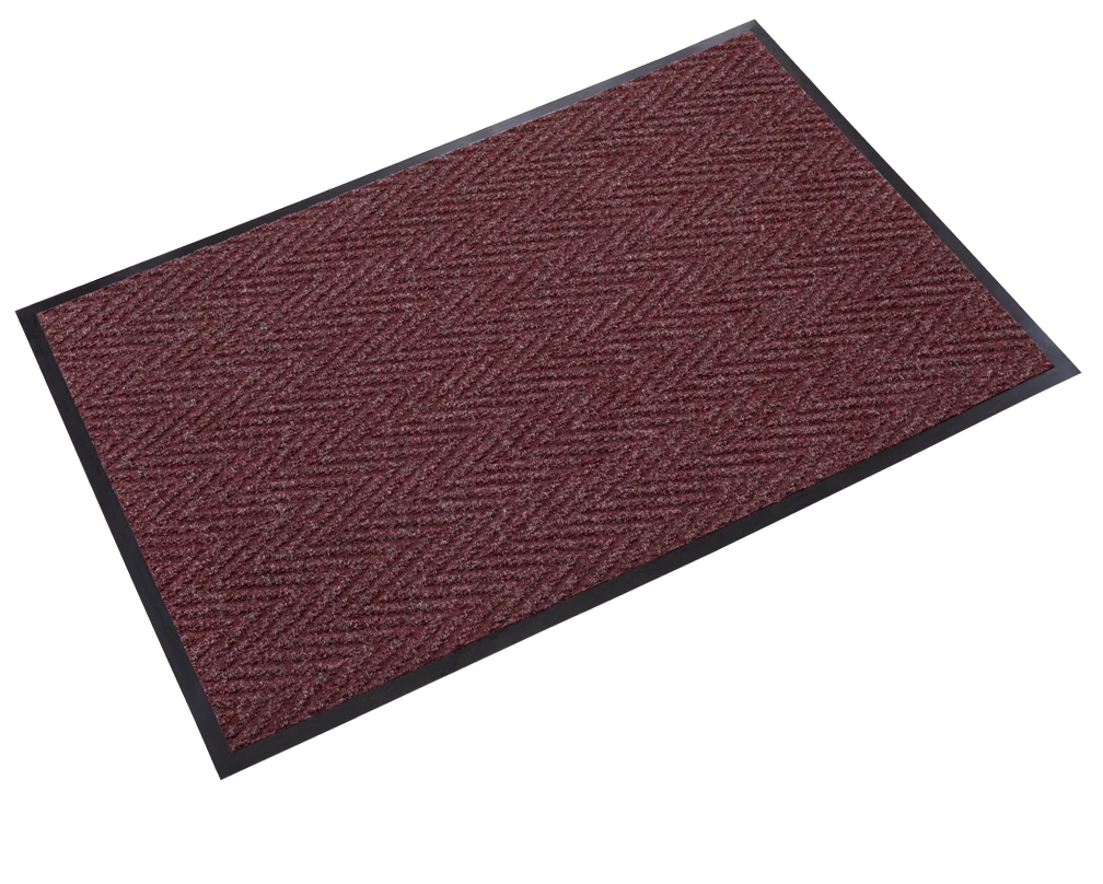 Crown Matting Chevron 2'x3' Burgundy (CN 0023BU)