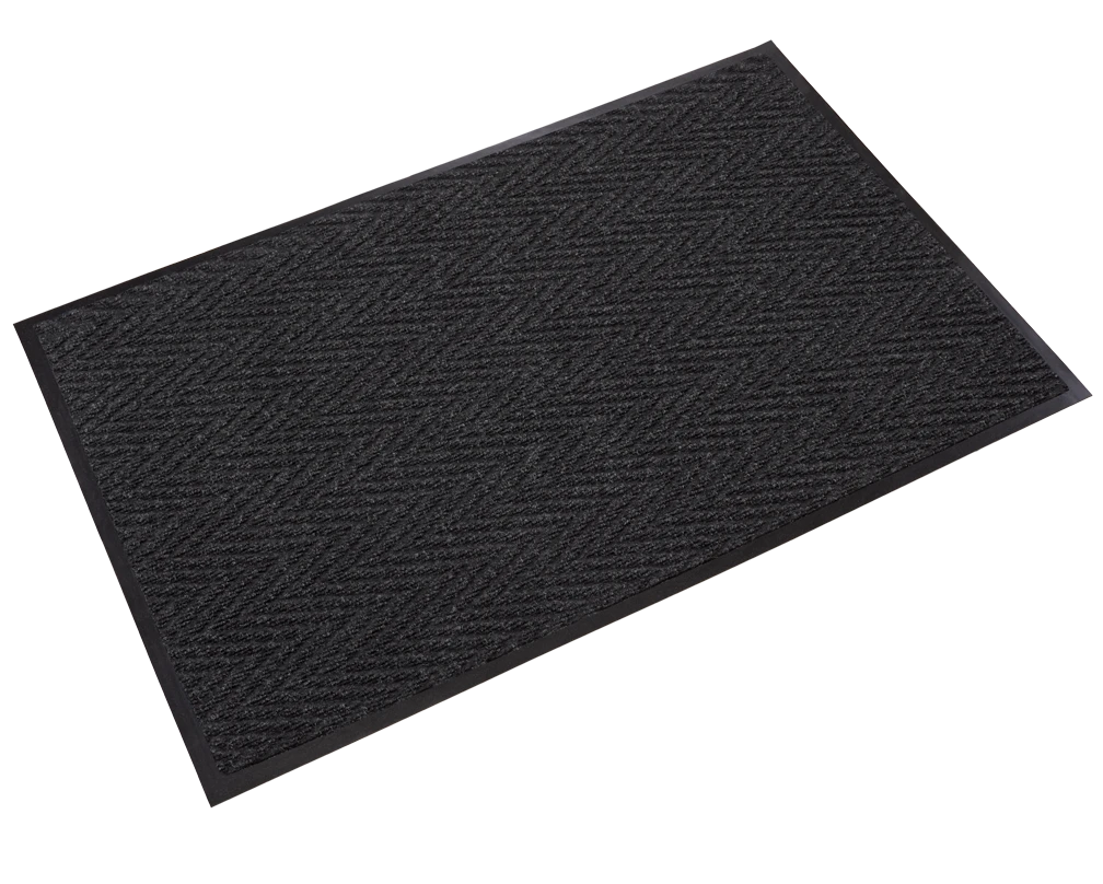 Crown Matting Chevron 3'x5' Charcoal (CN 0035CH)