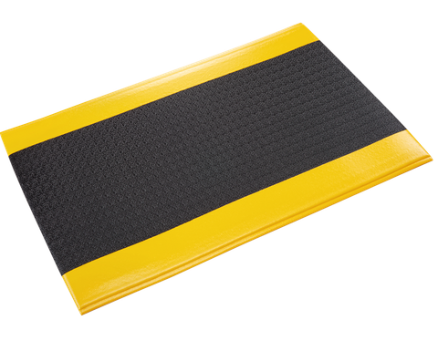Crown Matting Comfort-King 1/2 4'x60' Black w/Yellow (CK41248YB)