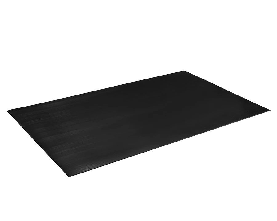 Crown Matting Corrugated Rubber Runner 3'x75' Black (CRR1836BK)