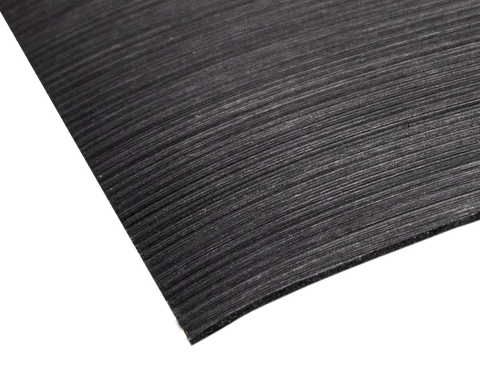 Crown Matting Corrugated Rubber Runner 3'x75' Black (CRR1836BK) — product image 2