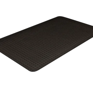 Crown Matting Industrial Deck Plate 2'x3' Black (CD 0023DB)