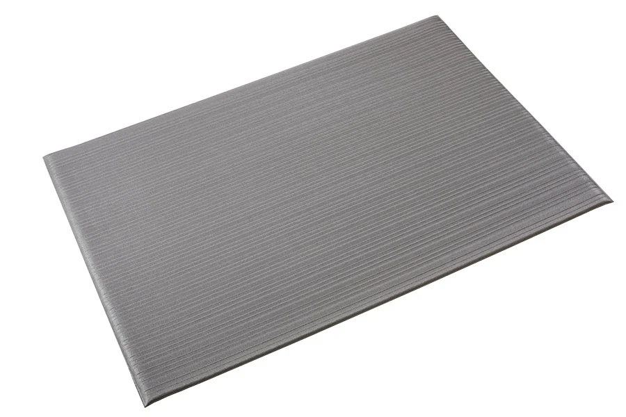 Crown Matting Tuff-Spun 3/8 Rib-Surface 3'x12' Gray (FL 3612GY)