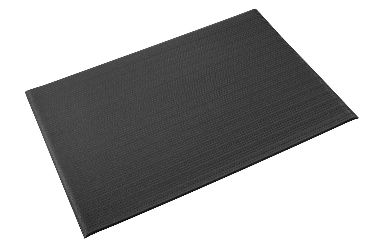 Crown Matting Tuff-Spun 5/8 Rib-Surface 2'x60' Black (TS6W024BK-60)