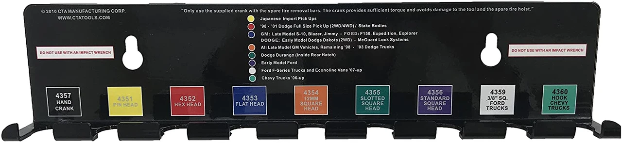 CTA Tools 4380 Spare Tire Tool Kit — product image 3