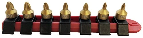 CTA Tools 9770 Stubby Phillips Bit Set 7-Piece Durable and Compact (9770)