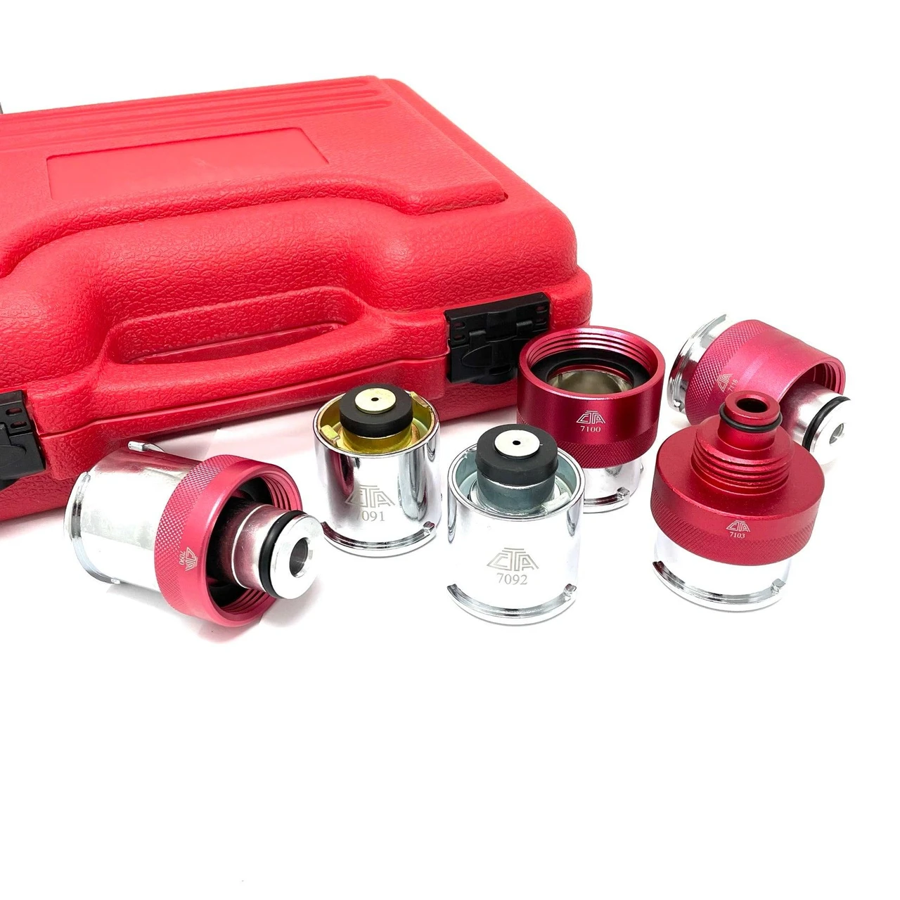 CTA Tools Radiator Pressure Tester Adapter Kit, 6 Pc - Usa/Asian (7058) — product image 2