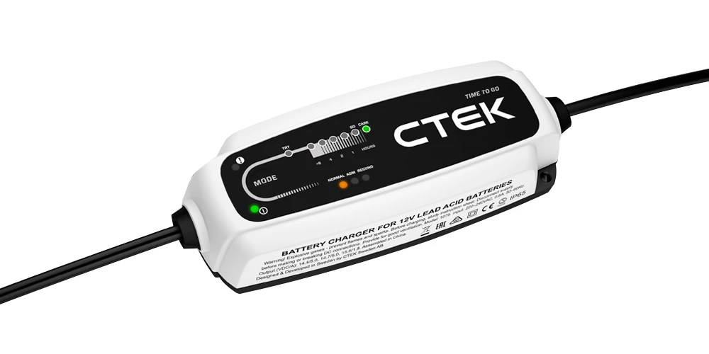 CTEK CT5 Time To Go 12V 4.3A Battery Charger (40-255) — product image 3