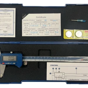 DASQUA 0-200MM / 0-8" IP54 WATERPROOF DIGITAL CALIPER (2000-1010)