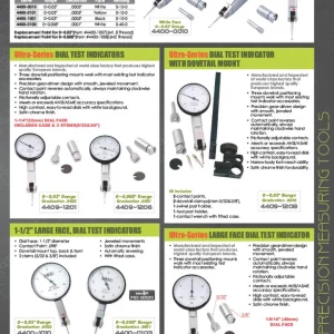 DASQUA 0-1.6MM 0.01MM DOUBLE RANGE TEST INDICATOR (5221-1115)