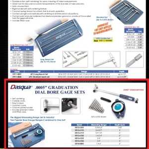 DASQUA 1.4-2.4" 0.0005" PRECISION DIAL BORE GAGE (5512-6120)