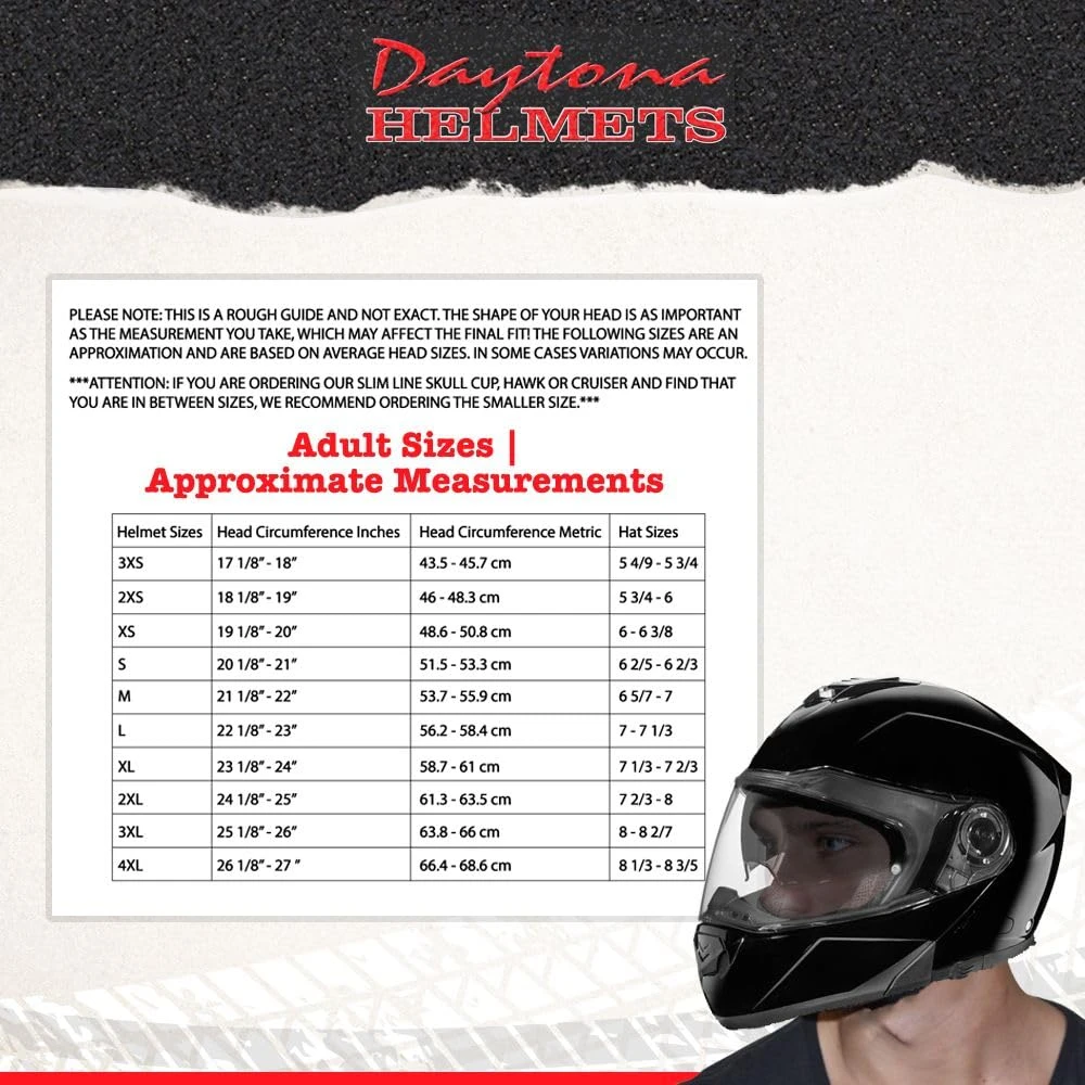 Daytona Helmets Glide Modular Motorcycle Helmet With Visor (MG1-A-M) — product image 3