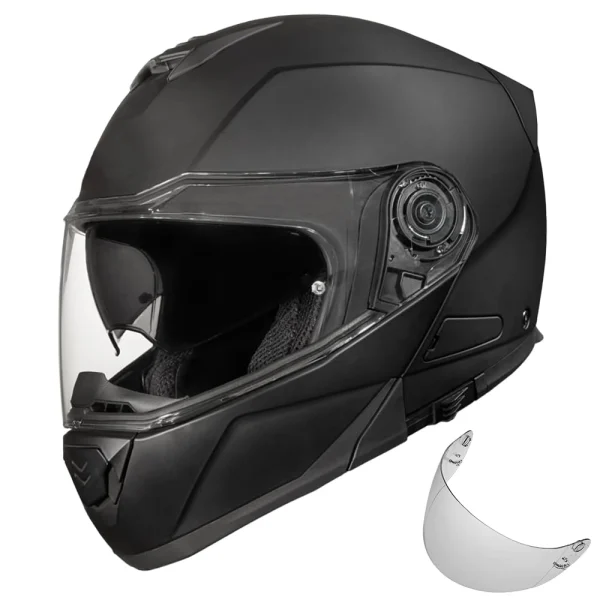 Daytona Helmets Glide Modular Motorcycle Helmet With Visor (MG1-B-XL)