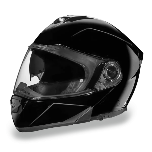 Daytona Helmets Large Hi-Gloss Black Modular Helmet, Large (MG1-A-L)