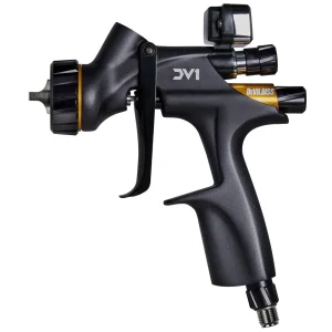 DeVILBISS 704521 DV1 Clearcoat Gun Set w/ Digital Gauge C1 + C2 Caps Repl