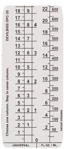 DeVilbiss DPC61K10 34 oz. Universal Measuring Guide