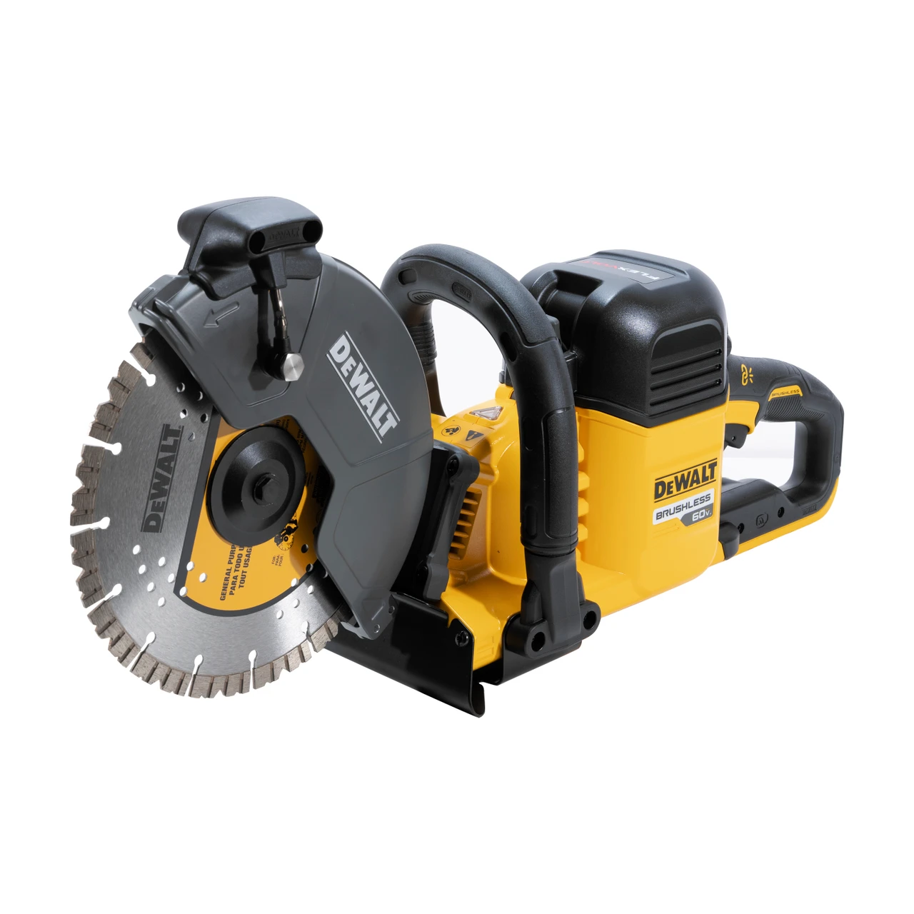 DeWalt 60V Cut Off Saw With 9"" Blade Charger And 2 FLEXVOLT Batteries (DCS692X2) — product image 6