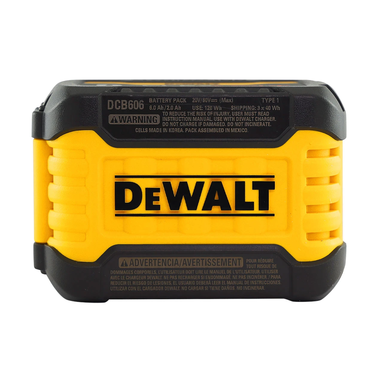 DeWalt DCB606 Flexvolt 20V/60V Max Battery 6.0-Ah — product image 3