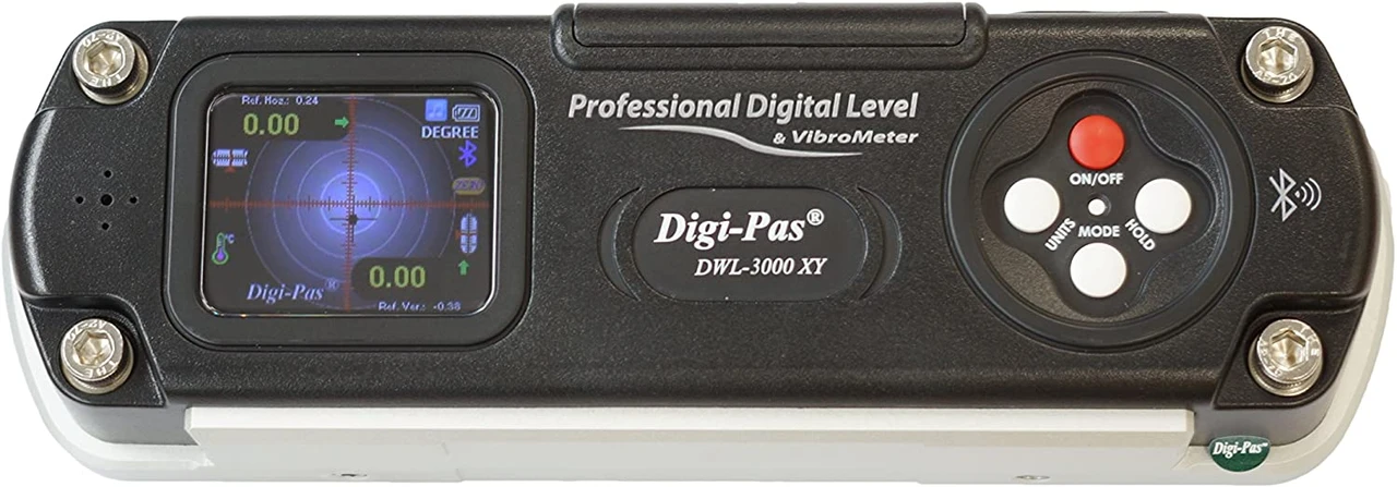 Digi-Pas 2-Axis High Precision Digital Level & Inclinometer DWL3000XY with Bluetooth (2-03023-99)