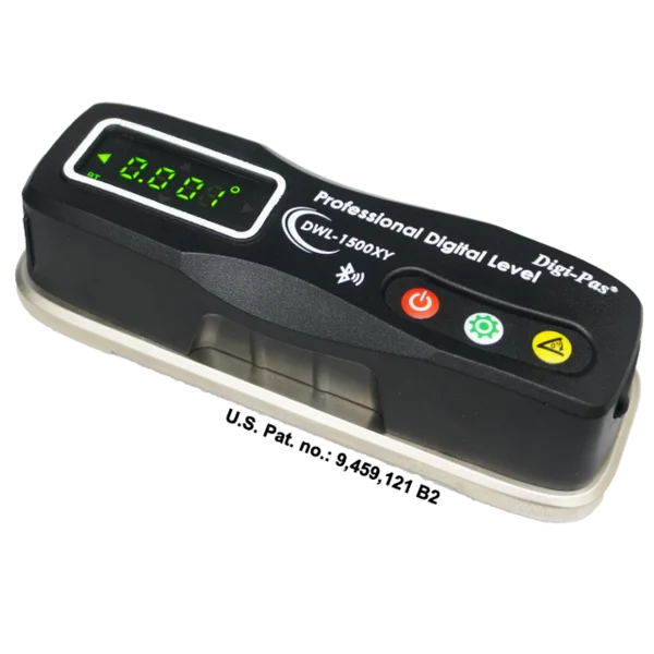 Digi-Pas 2-Axis Machinist Digital Level DWL1500XY with Bluetooth (2-01501-99)