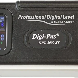 Digi-Pas DWL3000XY 2-Axis Digital Machinist Level & Inclinometer with BLUETOOTH 0.002”/ft (0.2mm/M) 6 Inch and Pro Software