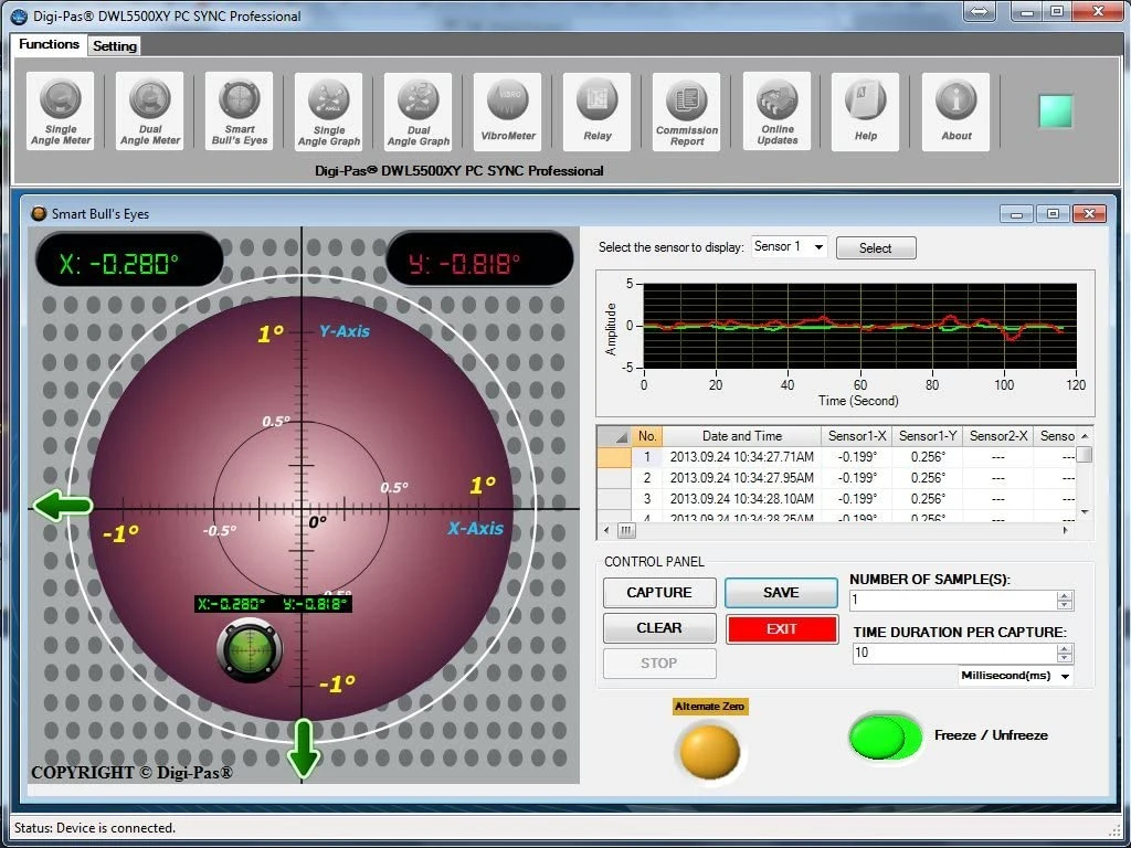 Digi-Pas DWL5500XY-SW PC Sync PRO Software - Redemption Card for DWL5500XY 2-AXIS HIGH-Precision Digital Inclination Sensor Module, Tilt Angle Sensor, Inclinometer — product image 2