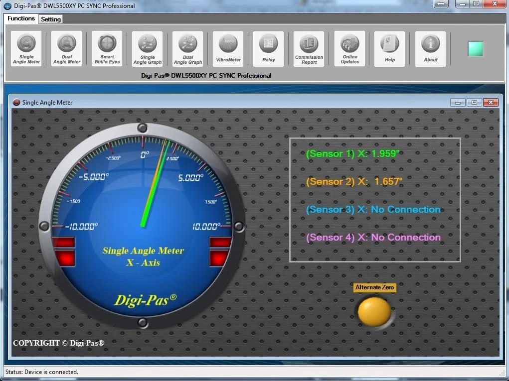 Digi-Pas DWL5500XY-SW PC Sync PRO Software - Redemption Card for DWL5500XY 2-AXIS HIGH-Precision Digital Inclination Sensor Module, Tilt Angle Sensor, Inclinometer — product image 7