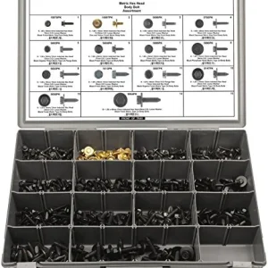 Disco Automotive 8681 Grey Replacement Hex Head Body Bolt Assortment