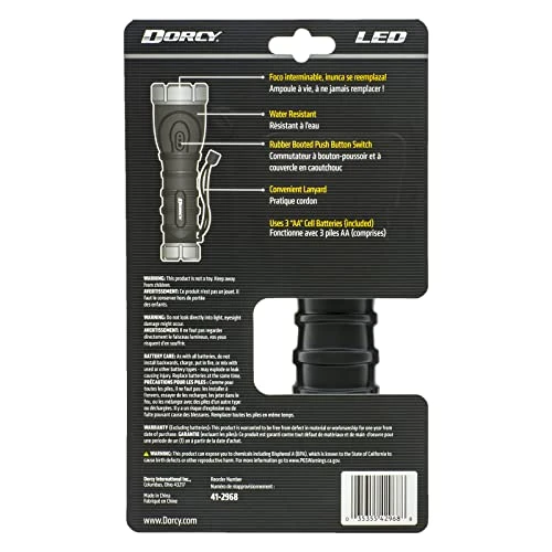 Dorcy 180-Lumen Weatherproof LED Flashlight, M (41-2968) — product image 3